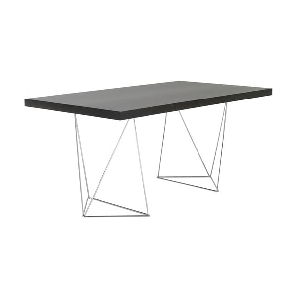Tumši brūns galds TemaHome Multi, 180 cm