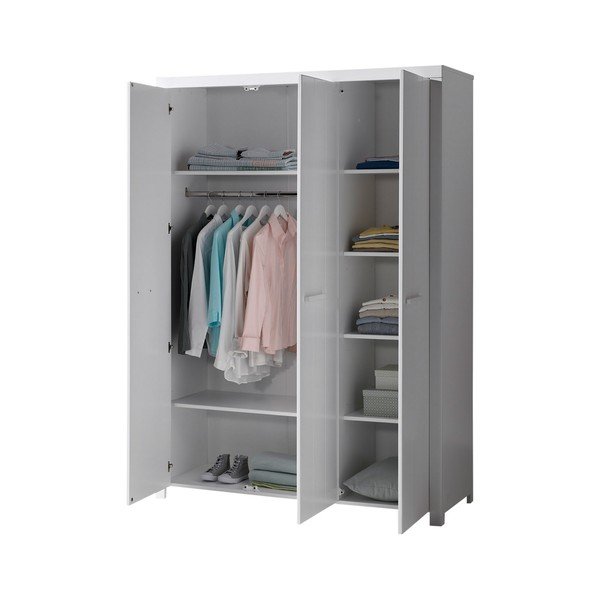 Balts skapis Vipack Erik, platums 144 cm-image-1