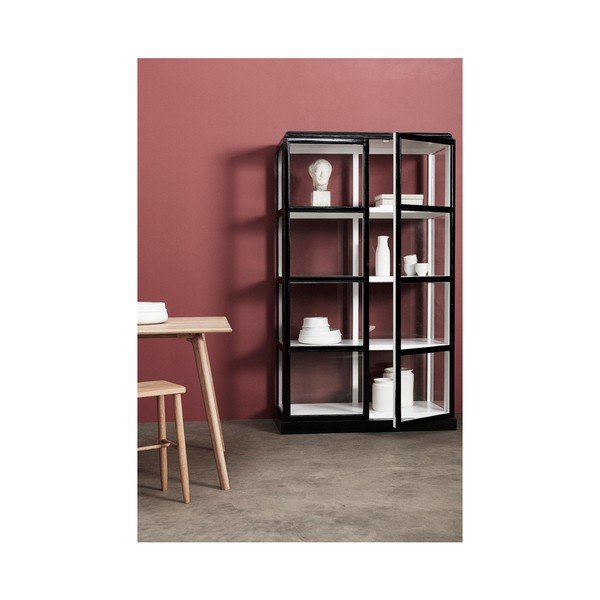 Melna vitrīna Hübsch Ditte-image-1