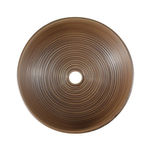 Brūna keramikas apaļa izlietne ø 41 cm Priori – Sapho-image-2