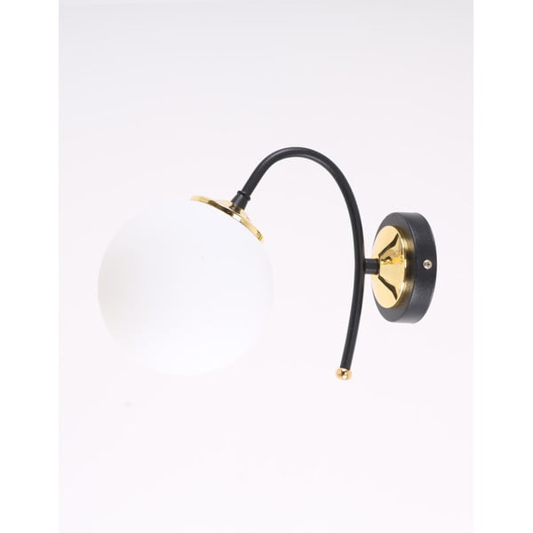 Balta/melna sienas lampa ø 15 cm Yoyo – Squid Lighting-image-3