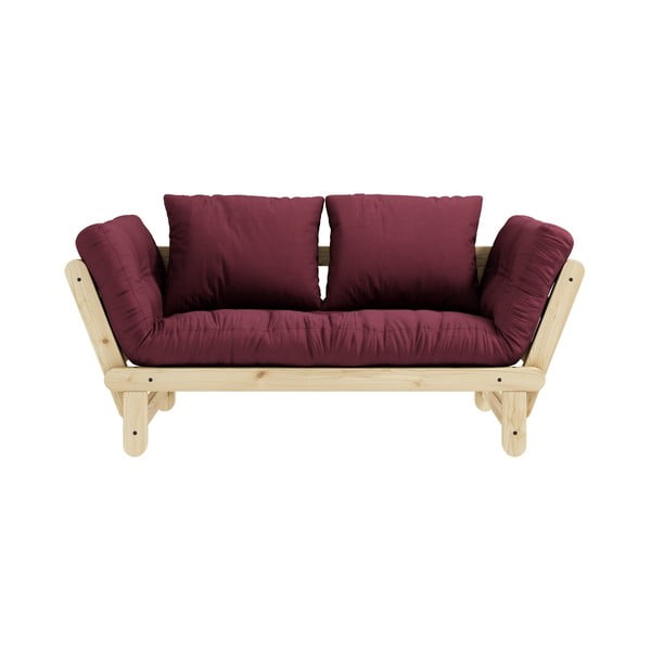 Izvelkamais dīvāns Karup Design Beat Natural Clear/Bordeaux