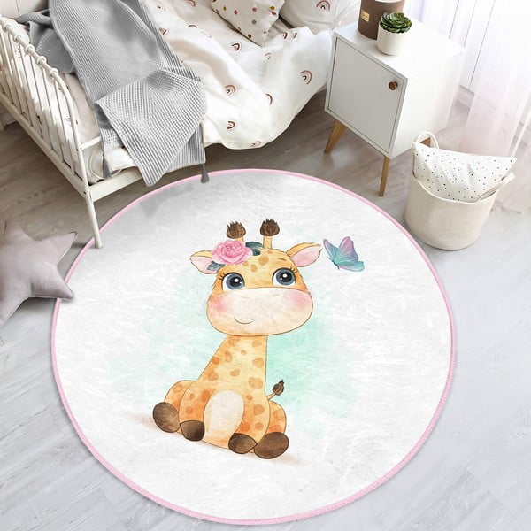 Balts bērnu paklājs ø 120 cm Comfort – Mila Home-image-3