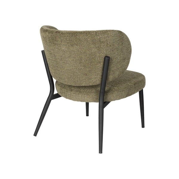 Zaļš atpūtas krēsls Sanne – White Label-image-4