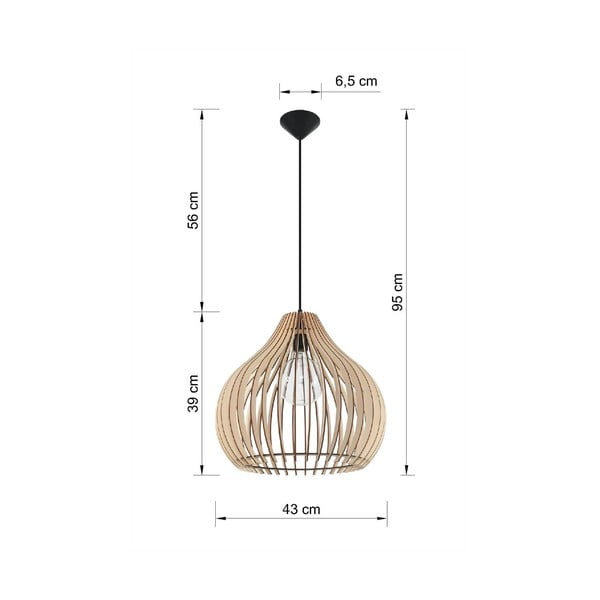 Bēša griestu lampa Sollux Pantilla-image-2