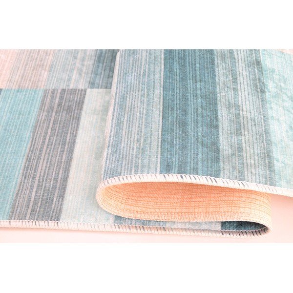 Zils mazgājams paklājs 50x80 cm Hali – Vitaus-image-2