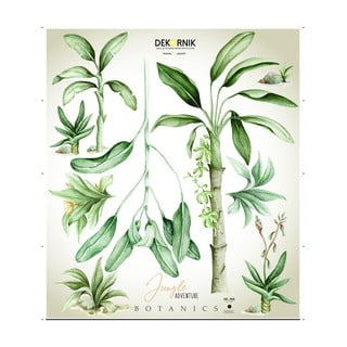 Sienas uzlīmju komplekts Dekornik Jungle Botanics