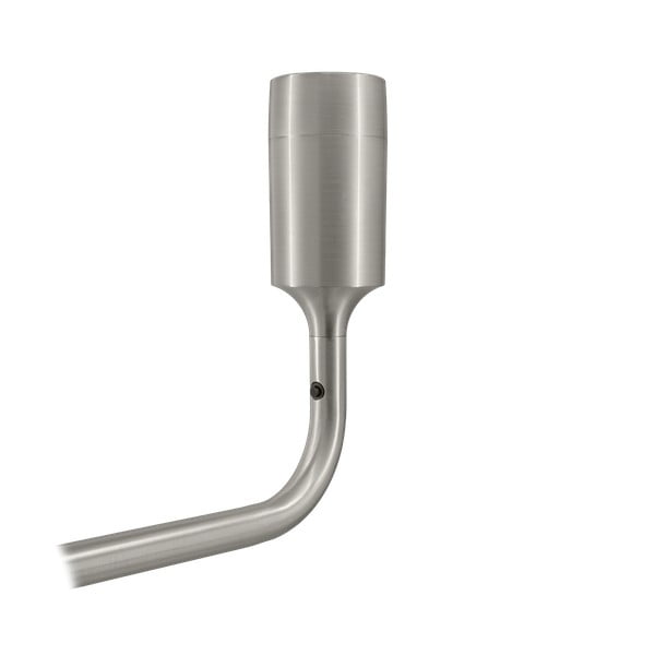 Sudraba krāsas metāla sienas lampa bez abažūra Santé – UMAGE-image-3