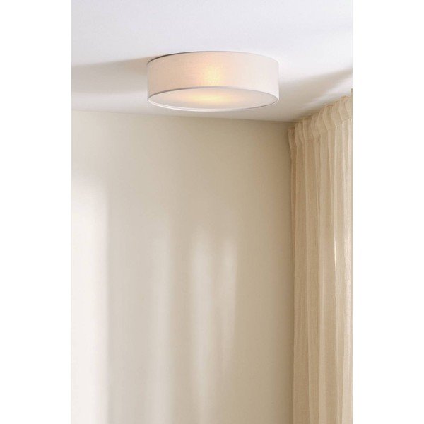 Bēša tekstila griestu lampa ø 40 cm Allan – Jotex-image-1