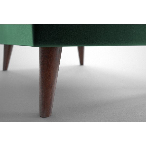 Zaļa samta kāju paliktnis My Pop Design Auteuil-image-1