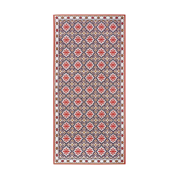 Sarkans celiņa paklājs 75x150 cm Cappuccino Retro – Hanse Home