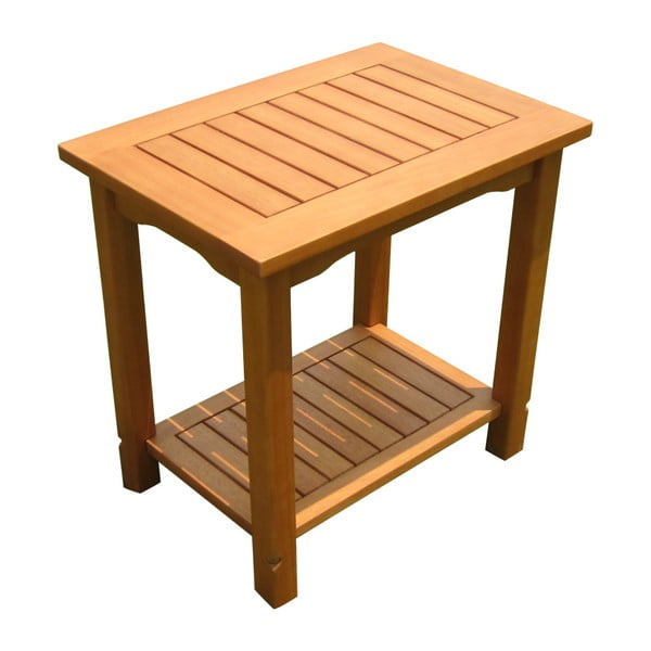 Eikalipta masīvkoka dārza galdiņš 35x50 cm Santa Cruz – Garden Pleasure-image-1