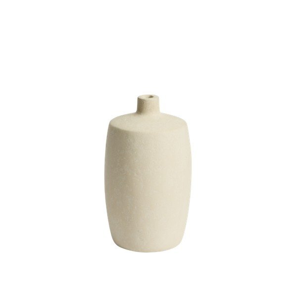 Krēmkrāsas vāze no papjēmašē (augstums 26 cm) Mireni – Kave Home