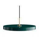 Zaļa piekaramā lampa UMAGE Asteria, ⌀ 43 cm