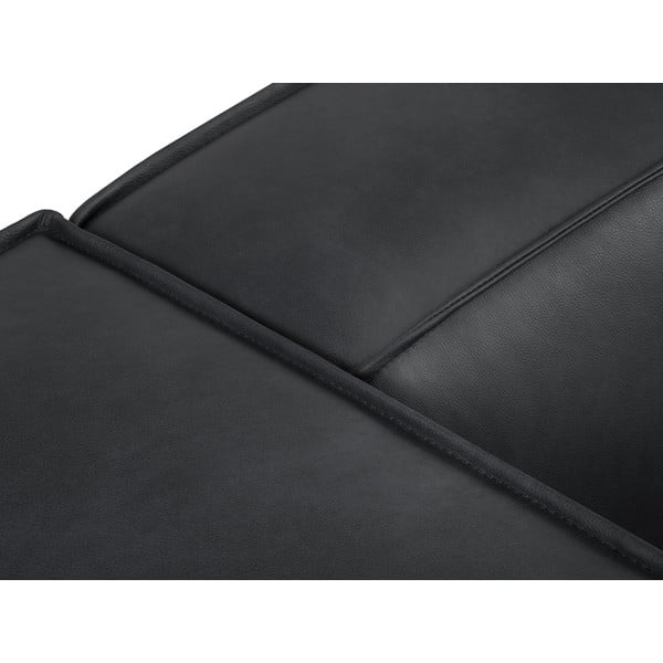 Tumši zils ādas stūra dīvāns (U veida) Madame – Windsor & Co Sofas-image-4