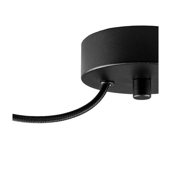 Balta trīsviru griestu lampa ar melnu ligzdu Sotto Luce TSUKI-image-1