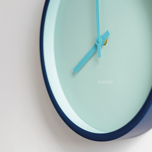 Sienas pulkstenis ø 30 cm Aqua – Remember-image-2