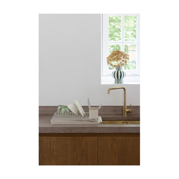 Bēšs metāla trauku žāvētājs 49x38,5 cm – Brabantia-image-3