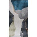 Zils/pelēks mazgājams paklājs 80x150 cm – Vitaus
