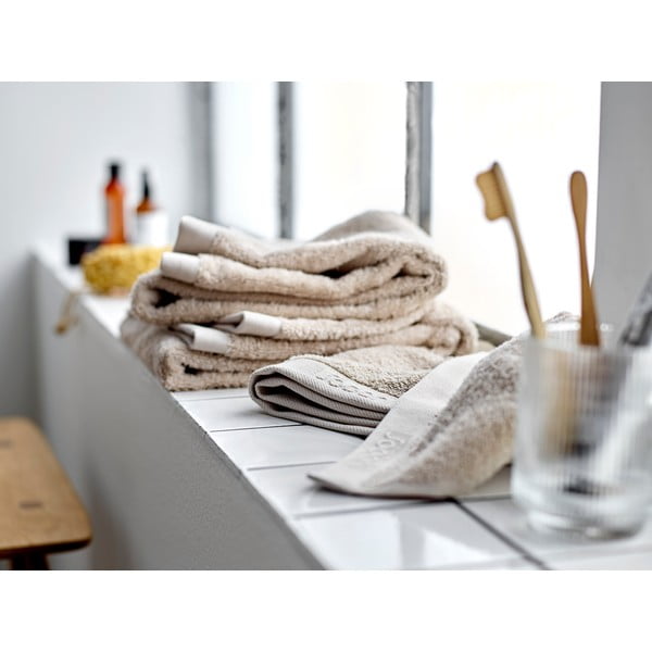 Bēšs frotē kokvilnas dvielis 70x140 cm Comfort – Södahl-image-1