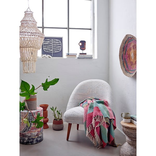 Pārstrādātas kokvilnas sega 130x160 cm Isnel – Bloomingville-image-1