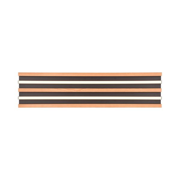 Melna/dabīga toņa LED griestu lampa ar regulējamu spilgtumu 6x80 cm Fontana – Trio-image-3