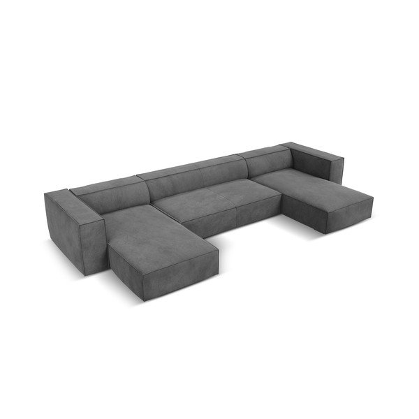 Pelēks stūra dīvāns (U veida) Madame – Windsor & Co Sofas-image-2