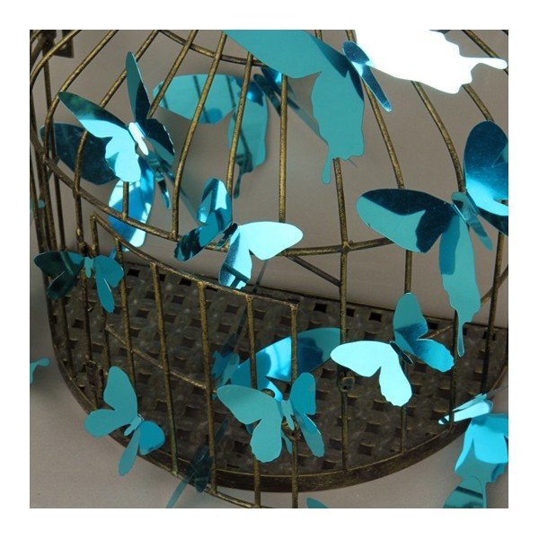Komplekts ar 12 zilām līmlīmlīmēm 3D uzlīmes Ambiance Butterflies-image-2