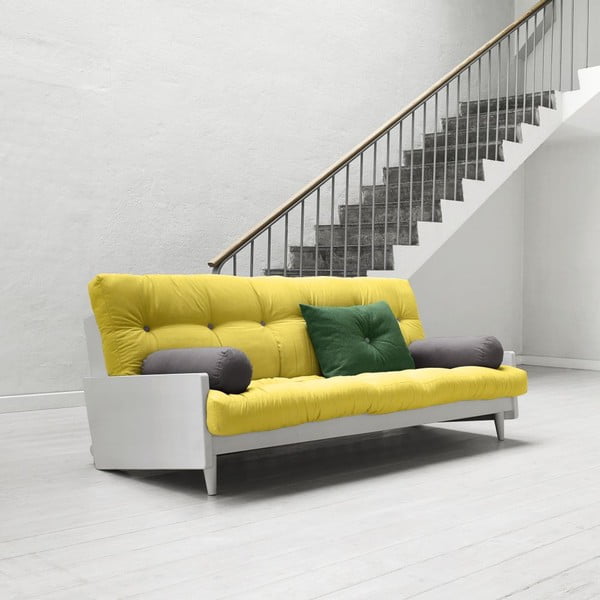 Dīvāns gulta Karup India Cool Gray/Pistacio/Gris