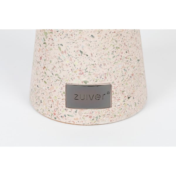 Rozā āra sānu galdiņš Zuiver Victoria, ø 41 cm-image-2