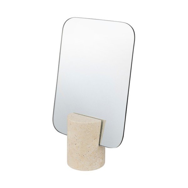 Kosmētikas spogulis 18x30 cm Travertine – Mette Ditmer Denmark