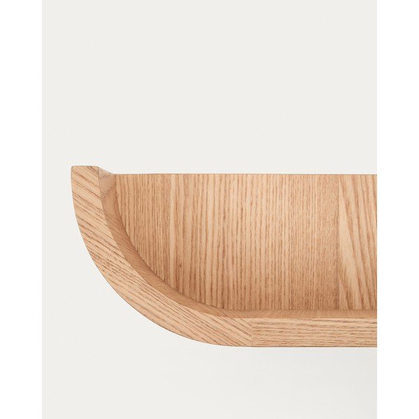 Dabīga toņa sienas plaukts ar oškoka imitāciju 60 cm Salaya – Kave Home-image-4