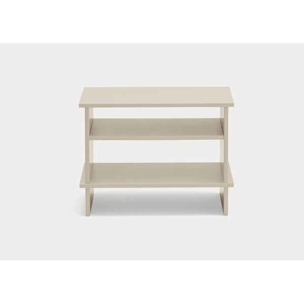 Krēmkrāsas naktsskapītis ar plauktiem Inari – Teulat-image-3