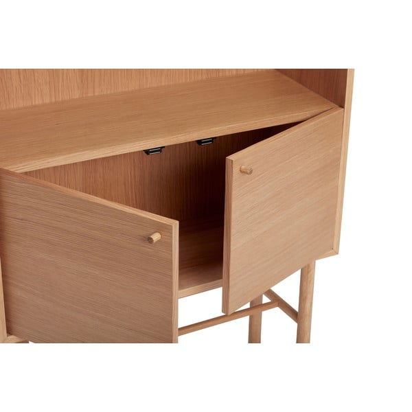 Ozolkoka grāmatplaukts 80x150 cm Archive – Hübsch-image-2