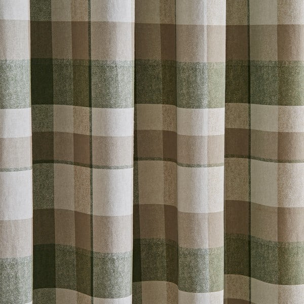 Zaļi/bēši aizkari (2 gab.) 168x183 cm – Catherine Lansfield-image-3