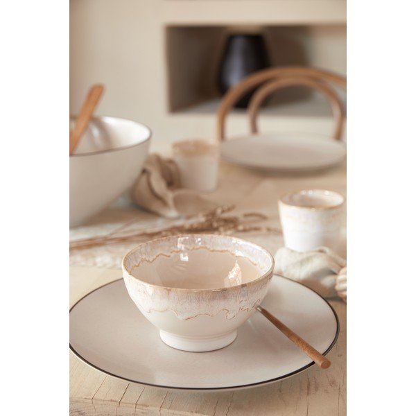 Pelēkas akmensmasas bļodiņas (4 gab.) 550 ml Latte – Costa Nova-image-2