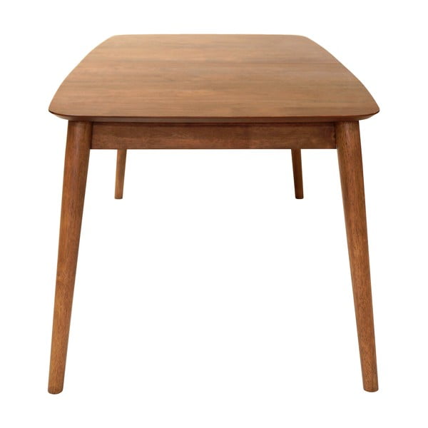 Izvelkams ēdamgalds ar papildu galda virsmu un riekstkoka imitāciju 90x180 cm Montreux – Actona-image-4