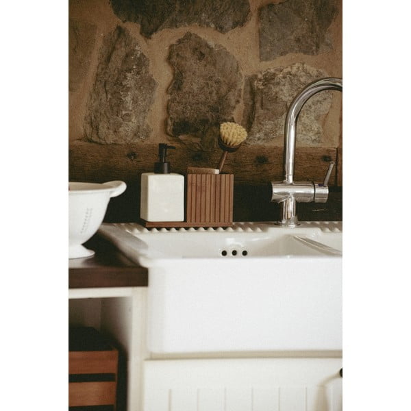 Dabīga toņa bambusa mazgāšanas līdzekļu turētājs Mera – Wenko-image-1