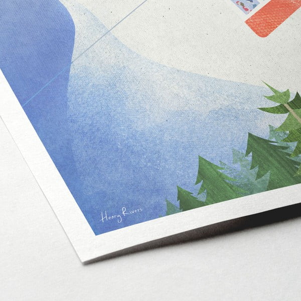 Plakāts Travelposter Les Alpes, A3-image-2