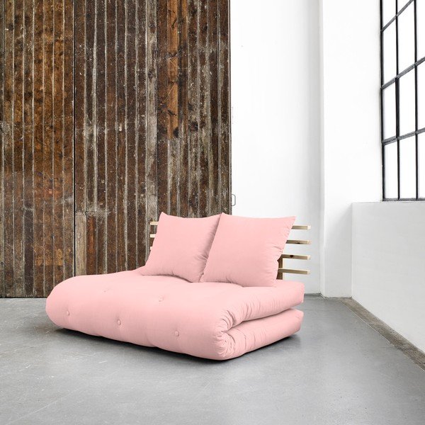 Maināms dīvāns Karup Shin Sano Natural/Pink Peonie-image-1