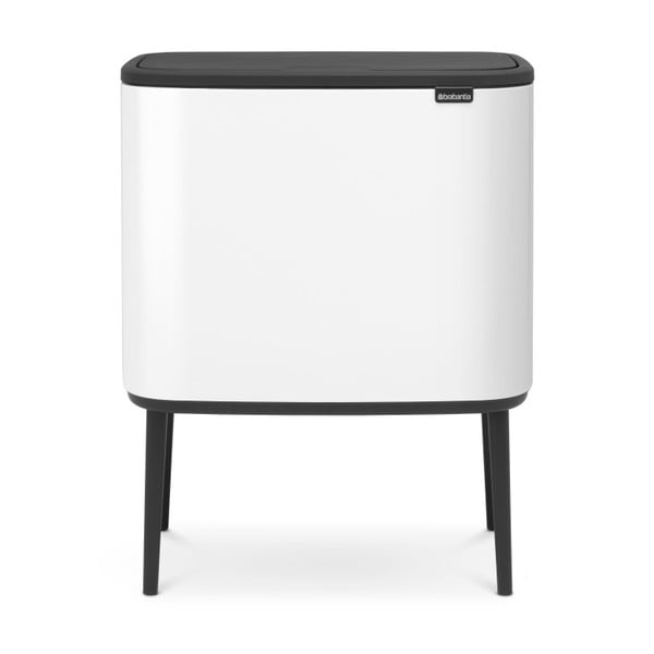 Balta ar pieskārienu atverama tērauda atkritumu šķirošanas tvertne 34 l Bo Touch Bin – Brabantia-image-3