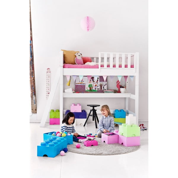 Piparmētru zaļa uzglabāšanas kaste ar divām atvilktnēm LEGO®-image-2