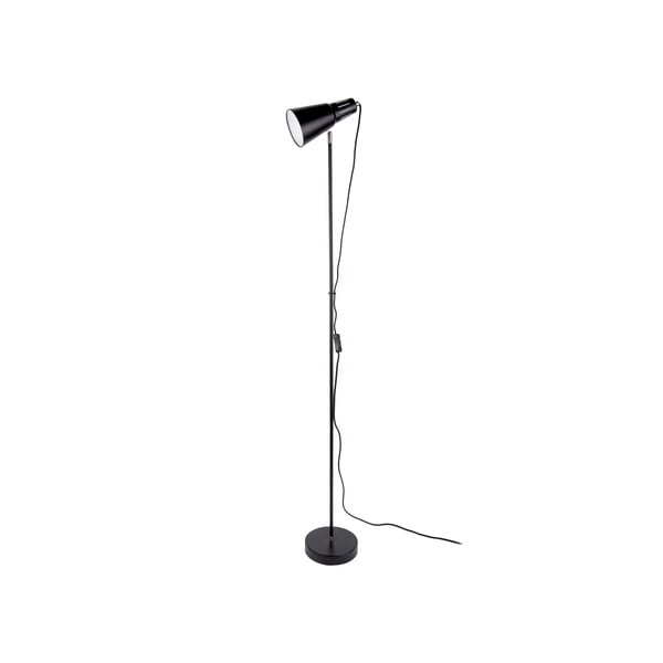 Melna stāvlampa Leitmotiv Mini Cone, augstums 147,5 cm
