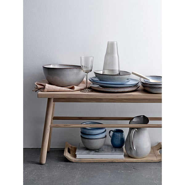 Zila keramikas bļoda Bloomingville Sandrine-image-1