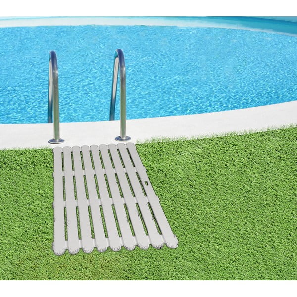 Bēšs plastmasas vannas istabas paklājiņš 50x80 cm – Wenko-image-3