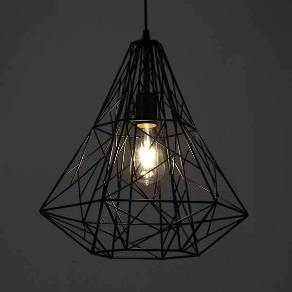 Melns piekaramais gaismeklis Tomasucci Diamond Black-image-1