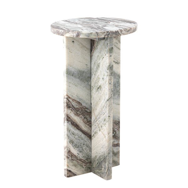 Marmora apaļš sānu galdiņš ø 30 cm Jasmia – Bloomingville