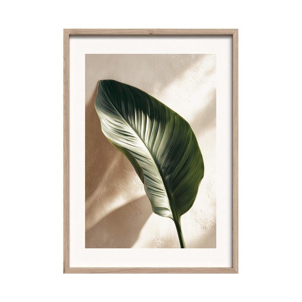 Drukāta glezna ar rāmi 50x70 cm Strelizia Leaf – Styler
