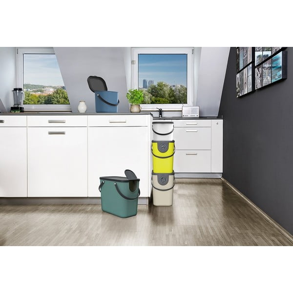 Tumši pelēks kompostējamo atkritumu konteiners 6 l Albula – Rotho-image-3