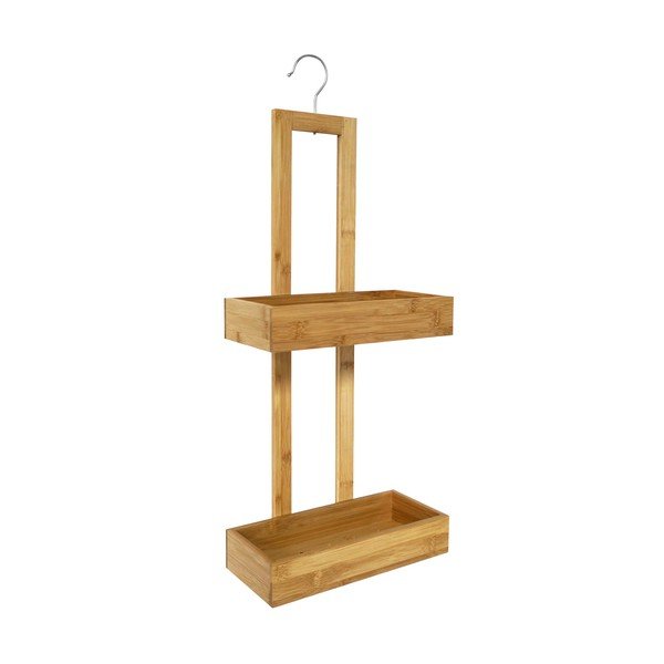 Dabīga toņa bambusa piekarināms vannas istabas plaukts Hanoi – douceur d'intérieur-image-2